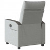 Elektryczny fotel rozkładany Cloud Grey Fabric
