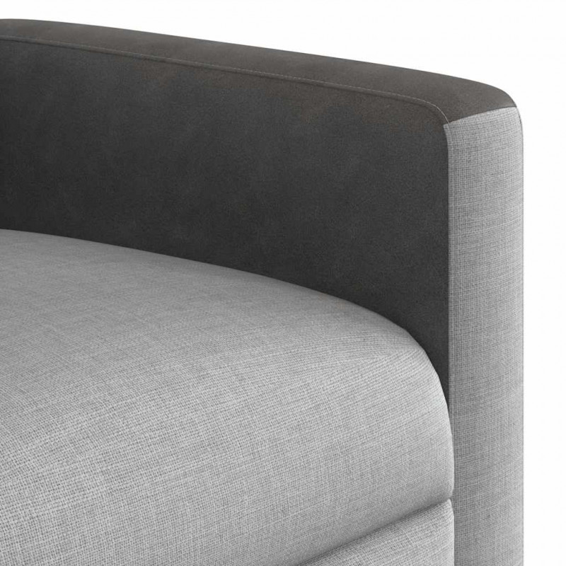 Elektryczny fotel rozkładany Cloud Grey Fabric