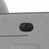 Elektryczny fotel rozkładany Cloud Grey Fabric