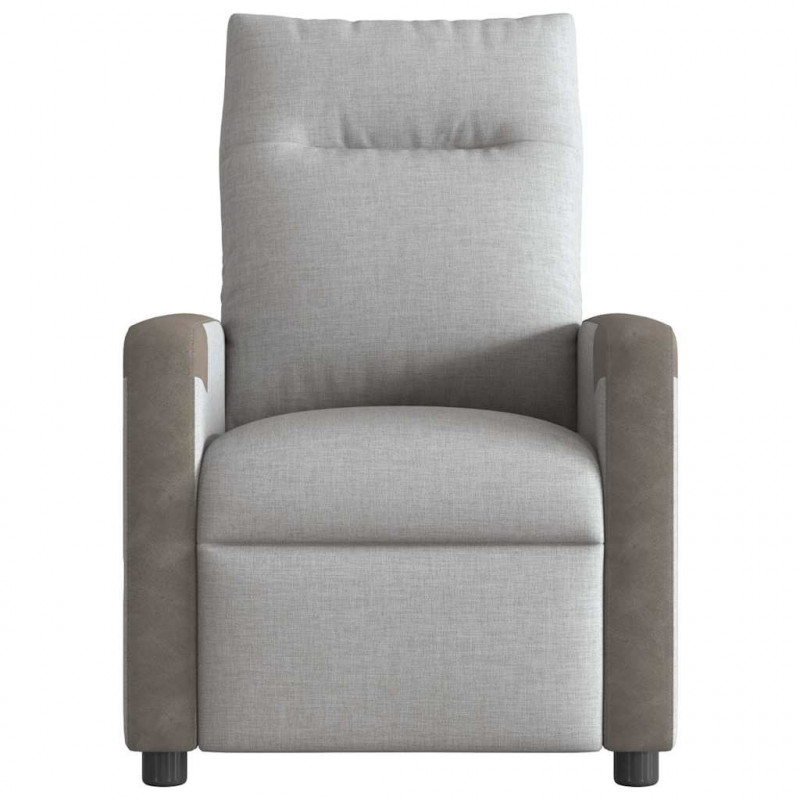 Elektryczny fotel rozkładany Cloud Grey Fabric