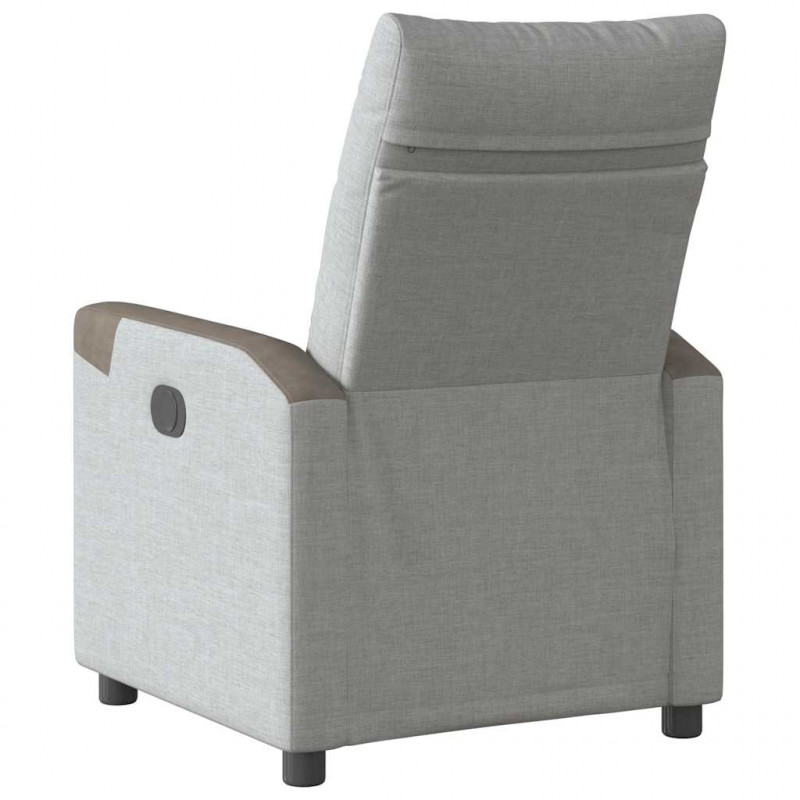 Elektryczny fotel rozkładany Cloud Grey Fabric