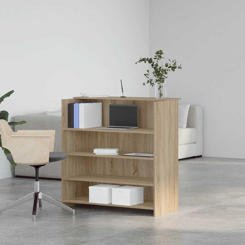 Biurko recepcyjne Sonoma Oak 100x50x103,5 cm Drewno konstrukcyjne