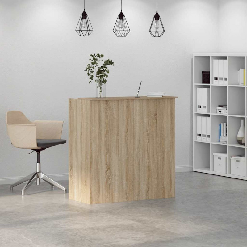 Biurko recepcyjne Sonoma Oak 100x50x103,5 cm Drewno konstrukcyjne