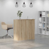 Biurko recepcyjne Sonoma Oak 100x50x103,5 cm Drewno konstrukcyjne