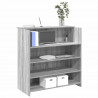 Biurko recepcyjne szare Sonoma 100x50x103,5 cm Drewno klejone