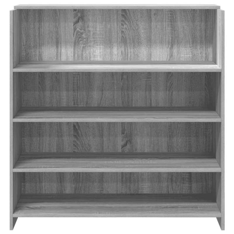Biurko recepcyjne szare Sonoma 100x50x103,5 cm Drewno klejone