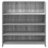 Biurko recepcyjne szare Sonoma 100x50x103,5 cm Drewno klejone