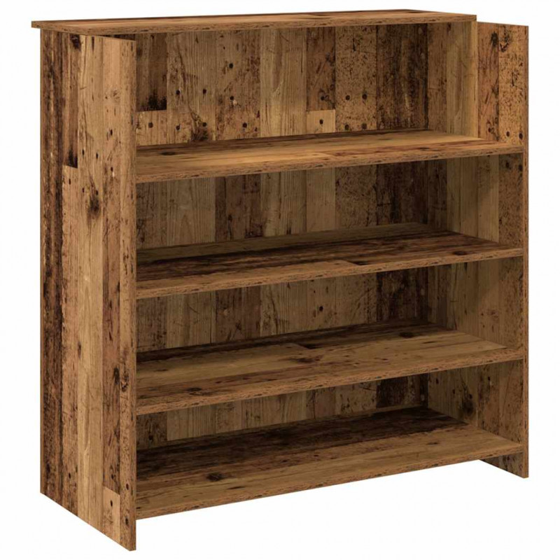 Biurko recepcyjne Stare drewno 100x50x103,5 cm Drewno klejone