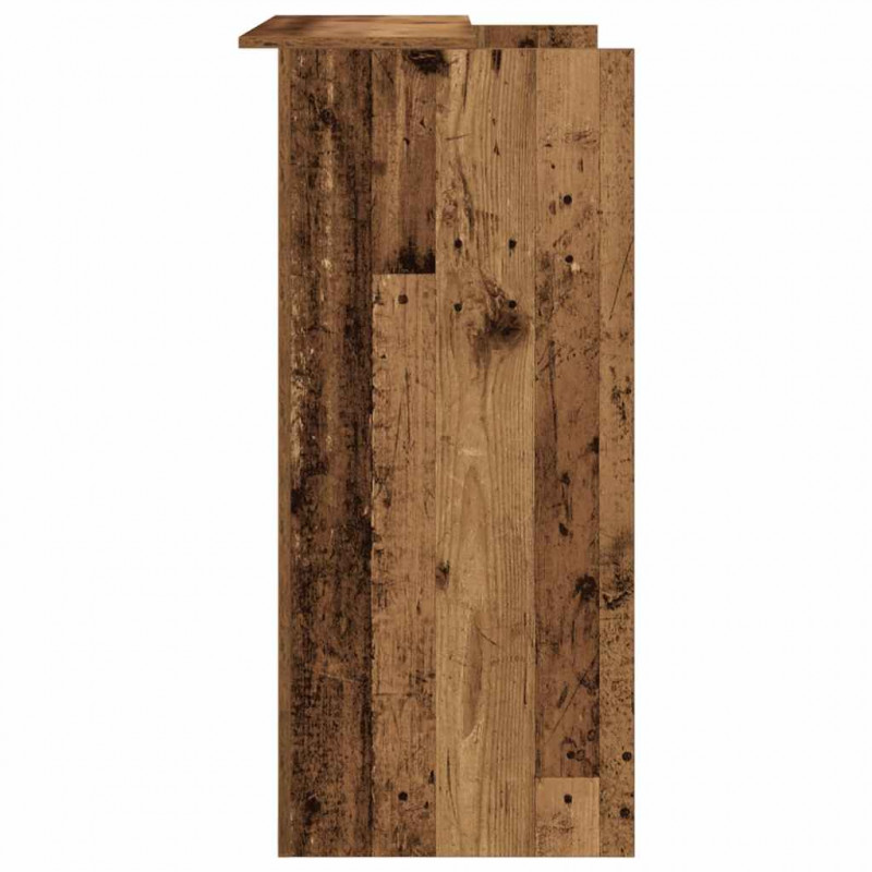 Biurko recepcyjne Stare drewno 100x50x103,5 cm Drewno klejone