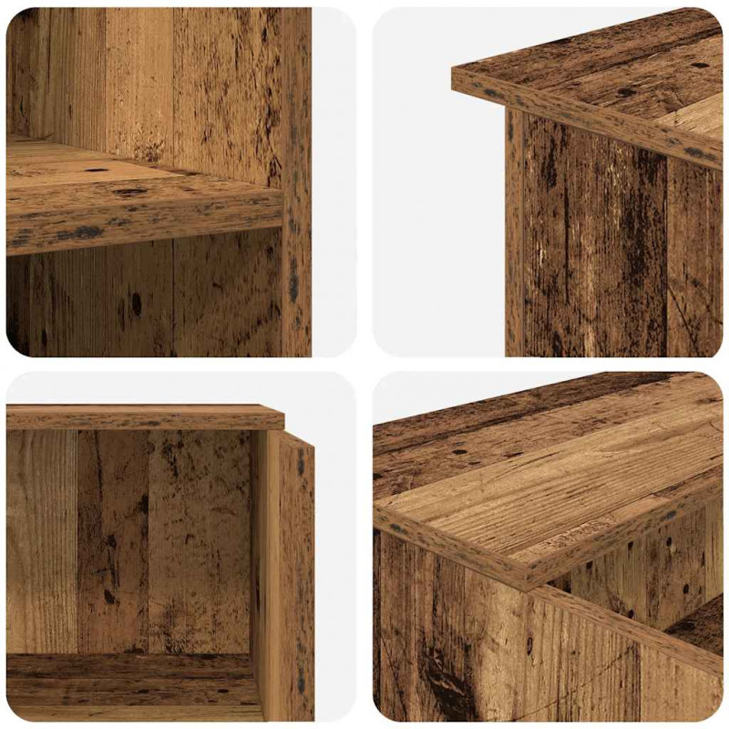 Biurko recepcyjne Stare drewno 100x50x103,5 cm Drewno klejone