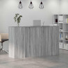 Biurko recepcyjne szare Sonoma 180x50x103,5 cm Drewno klejone