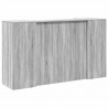 Biurko recepcyjne szare Sonoma 180x50x103,5 cm Drewno klejone