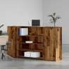 Biurko recepcyjne Stare drewno 180x50x103,5 cm Drewno klejone