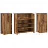 Biurko recepcyjne Stare drewno 180x50x103,5 cm Drewno klejone