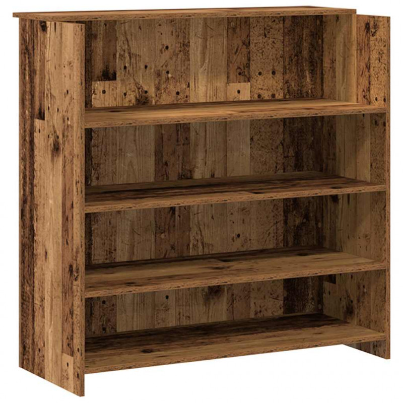 Biurko recepcyjne Stare drewno 180x50x103,5 cm Drewno klejone