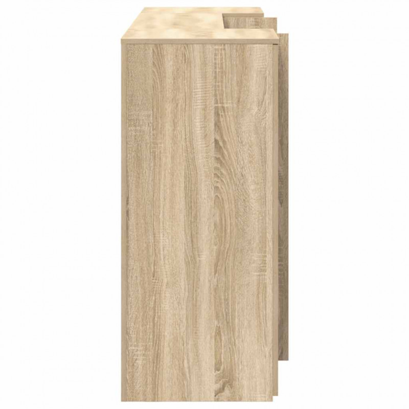 Biurko recepcyjne dąb sonoma 200x50x103,5 cm Drewno klejone