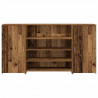 Biurko recepcyjne Stare drewno 200x50x103,5 cm Drewno klejone