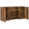 Biurko recepcyjne Stare drewno 200x50x103,5 cm Drewno klejone