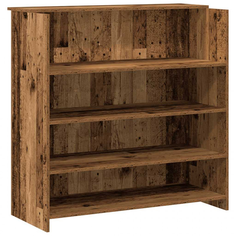 Biurko recepcyjne Stare drewno 200x50x103,5 cm Drewno klejone