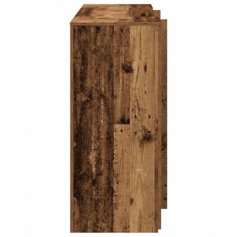 Biurko recepcyjne Stare drewno 200x50x103,5 cm Drewno klejone