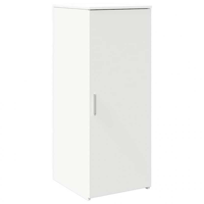 Biurko recepcyjne białe 135x50x103,5 cm Drewno klejone