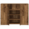 Biurko recepcyjne Stare drewno 135x50x103,5 cm Drewno klejone