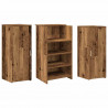 Biurko recepcyjne Stare drewno 135x50x103,5 cm Drewno klejone