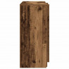 Biurko recepcyjne Stare drewno 135x50x103,5 cm Drewno klejone