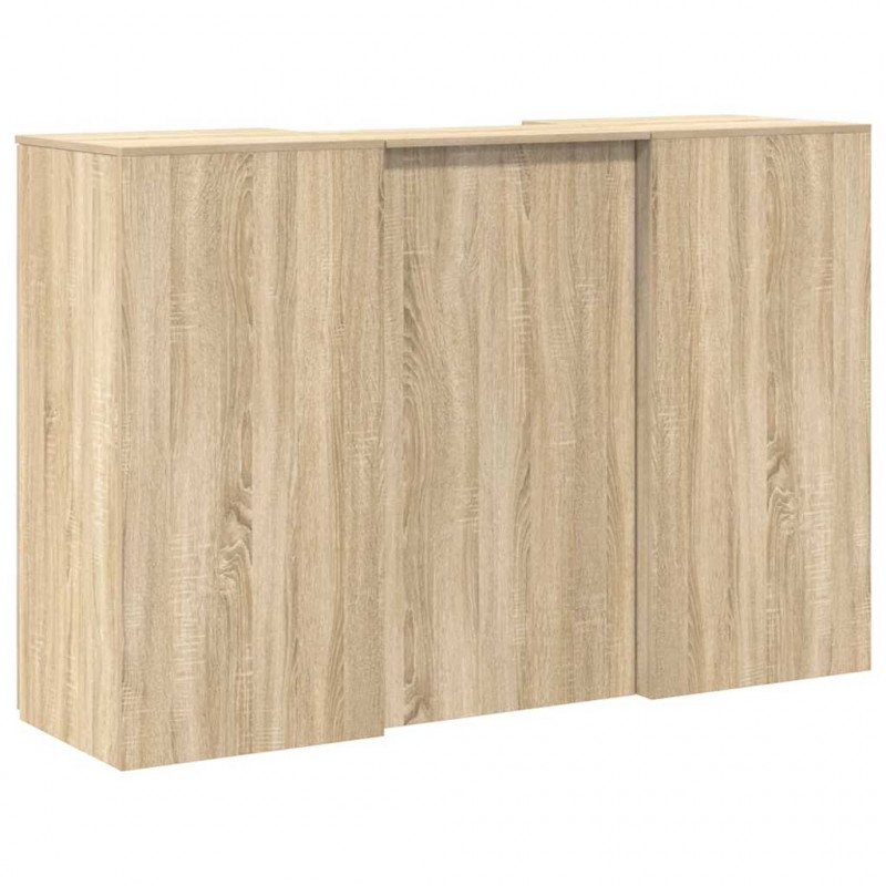 Biurko recepcyjne dąb sonoma 155x50x103,5 cm Drewno klejone
