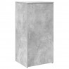 Biurko recepcyjne betonowe szare 155x50x103,5 cm drewno klejone