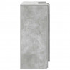 Biurko recepcyjne betonowe szare 155x50x103,5 cm drewno klejone