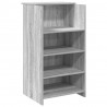 Biurko recepcyjne szare Sonoma 155x50x103,5 cm Drewno klejone