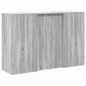 Biurko recepcyjne szare Sonoma 155x50x103,5 cm Drewno klejone