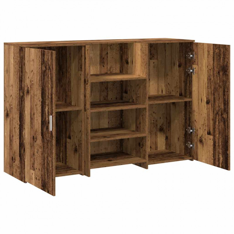Biurko recepcyjne Stare drewno 155x50x103,5 cm Drewno klejone