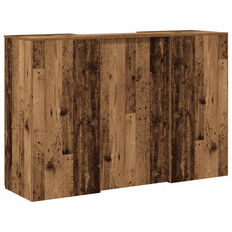 Biurko recepcyjne Stare drewno 155x50x103,5 cm Drewno klejone