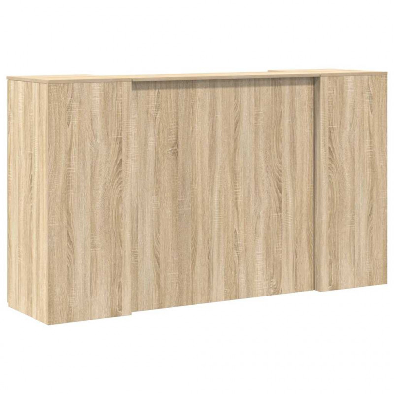 Biurko recepcyjne dąb sonoma 180x50x103,5 cm Drewno klejone