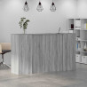 Biurko recepcyjne szare Sonoma 180x50x103,5 cm Drewno klejone