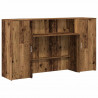Biurko recepcyjne Stare drewno 180x50x103,5 cm Drewno klejone