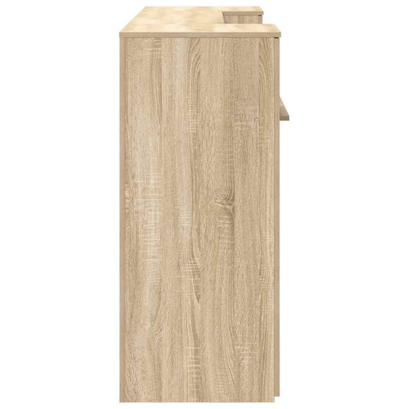 Biurko recepcyjne dąb sonoma 200x50x103,5 cm Drewno klejone