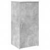 Biurko recepcyjne betonowe szare 200x50x103,5 cm drewno klejone