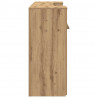Biurko recepcyjne dąb artisan 200x50x103,5 cm Drewno klejone