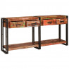 Stoliki konsolowe z półką 2 pcs Wielokolorowe 161 x 33 x 75 cm
