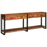 Stoliki konsolowe 2 pcs Wielokolorowe Lite Drewno Recyklingowe