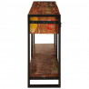 Stoliki konsolowe 2 pcs Wielokolorowe Lite Drewno Recyklingowe