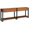 Stoliki konsolowe 2 pcs Wielokolorowe Lite Drewno Recyklingowe