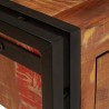 Stoliki konsolowe 2 pcs Wielokolorowe Lite Drewno Recyklingowe
