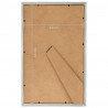 Ramki na zdjęcia, 3 szt., stołowe, srebrne, 10x15 cm, MDF