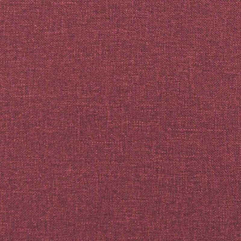 Sofa 3 pcs Czerwone wino 220 x 80 x 84 cm Tkanina lniana