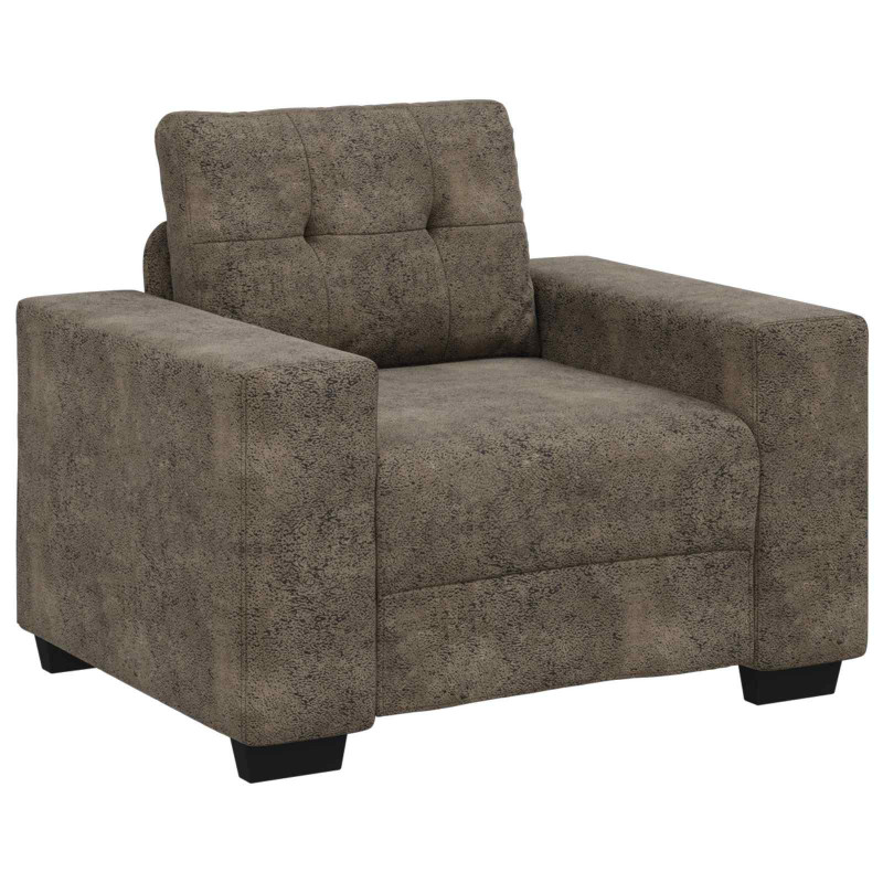 Sofa 3 pcs Ciemnoszary 221 x 80 x 80 cm Tkanina lniana