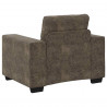 Sofa 3 pcs Ciemnoszary 221 x 80 x 80 cm Tkanina lniana